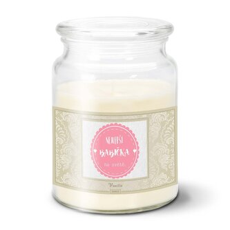 Svíčka Nejlepší babička: 500 g