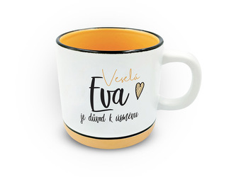 Nekupto Hrnek se jménem EVA Pastel Nekupto Hrnek se jménem EVA Pastel
