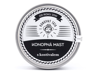 Konopný Táta Konopná mast s kostivalem, 200 ml Konopný Táta Konopná mast s kostivalem, 200 ml