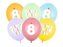 Balony 8 mix 30cm 50szt