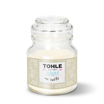 Svíčka Tohle je ta nejlepší tchyně na světě: 120 g