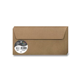 Obálka Clairefontaine Kraft - DL, samolepicí, 20 ks