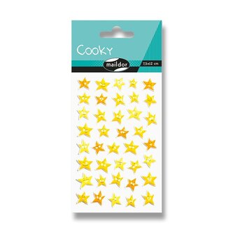 Samolepky Maildor 3D Cooky - Hvězdičky