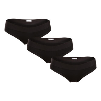3PACK dámské kalhotky Lovelygirl černé (4999-black) S 3PACK dámské kalhotky Lovelygirl černé (4999-black) S