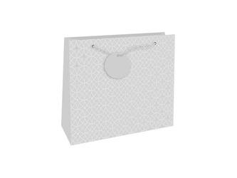 Nekupto Dárková taška reliéfní střední Šedá