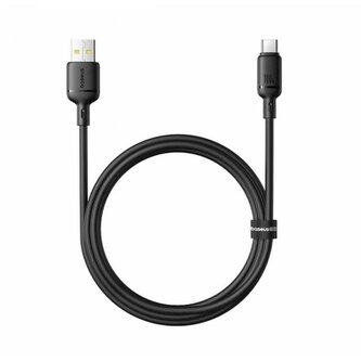 Kabel Baseus Silky USB/USB-C 1m 100W černý
