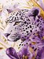 Malowanie po numerach - Fioletowy drapieżnik metal