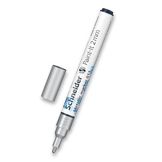 Metalický popisovač Schneider Paint-It 011 - stříbrný