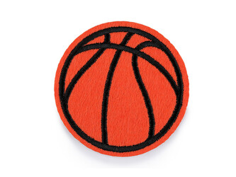 Nažehlovačka basketbalový míč - 10 ks - oranžová