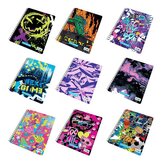 Spirálový sešit "Fantasy colours", A4+, čtverečkovaný, 60 listů, štěně, MITAMA 62621-90079