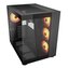 COUGAR PC skříň FV150 RGB Black Mid tower Dual-Chamber ATX glass, 4x 120mm ARGB fans