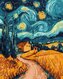 Malowania po numerach - Ukraińska noc 40x50cm