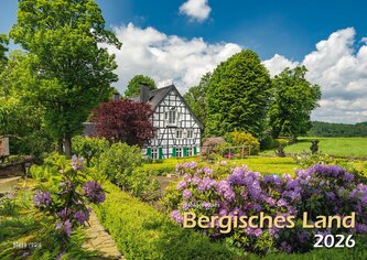 Bergisches Land 2026 Bildkalender A3 quer, spiralgebunden