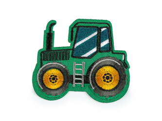 Nažehlovačka traktor - 10 ks - 2 zelená