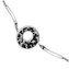 LV7002-CHR Ocelový náramek s krystaly Crystals from Swarovski® LIGHT CHROME