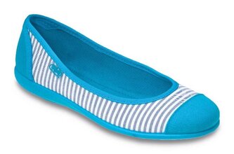 309Q003 36 - LENA, balerínka tyrkysbílá, proužky 309Q003_36