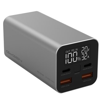 GoGEN Powerbank PB20000mAh, PD 65W - stříbrná