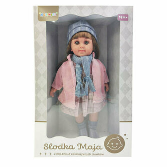 Lalka Słodka Maja z kolekcją ekskluzywnych ciuszków zimowy strój 2000998