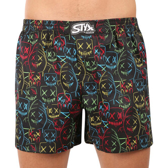 Pánské trenky Styx premium art klasická guma masky (AP1853) L