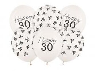 Balony 30 Pastel Off-white 30cm 6szt