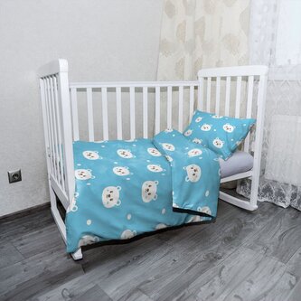 Dětské povlečení do postýlky Medvídci: 130x90 / 40x60