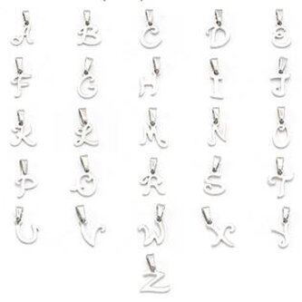 OPP1768-C Ocelový přívěšek - písmenko - iniciála - iniciála "C"