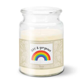 Svíčka GAY & gorgeous: 500 g
