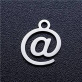 OK1399-ST Malý ocelový přívěšek zavináč