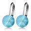 NBS08-SB Ocelové náušnice s krystaly Swarovski® SUMMER BLUE