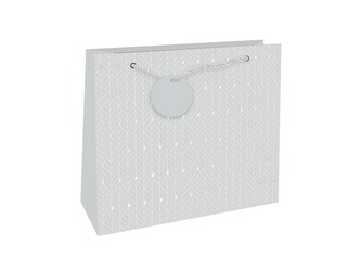 Nekupto Dárková taška reliéfní velká Šedá