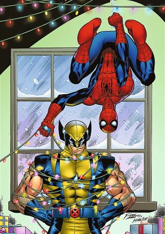 TREFL Puzzle Premium Plus Spiderman a Wolverin 1000 dílků