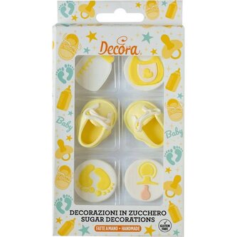 Cukrová dekorace miminko - Decora