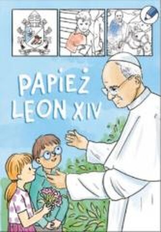 Papież Leon XIV - kolorowanka