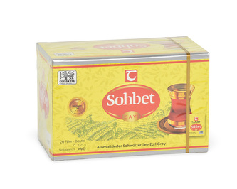 Černý aromatizovaný čaj Tanay Sohbet Earl Grey (20 sáčků) - 35 g Černý aromatizovaný čaj Tanay Sohbet Earl Grey (20 sáčků) - 35 g
