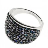 LV1001-BB-56 Ocelový prsten s krystaly Crystals from Swarovski®, BERMUDA BLUE