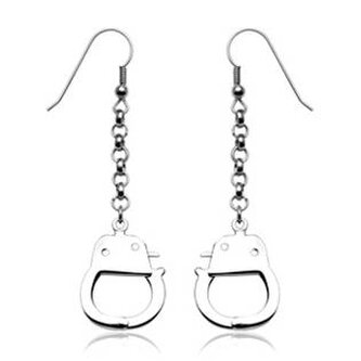 OPN1395 Ocelové náušnice - pouta