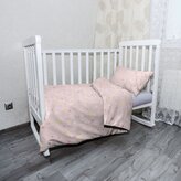 Dětské povlečení do postýlky Hvězdičky a puntíky: 120x90 / 40x60