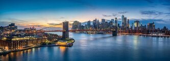 ART PUZZLE Panoramatické puzzle Brooklynský most, New York 1000 dílků