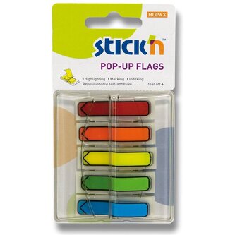 Samolepicí proužky Hopax Stick’n Pop-Up Flags - šipky, 5 x 30 ks