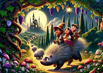 ART PUZZLE Puzzle Ježek a kamarádi 200 dílků