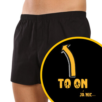 Pánské trenky Nedeto To on já nic (1NTF10) XXL