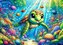 ART PUZZLE Puzzle Roztomilá mořská želva 25 dílků