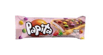 Papita - biscuit w. strawberry cream/24 ks Papita - biscuit w. strawberry cream/24 ks