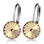 NBS08-LIS Ocelové náušnice s krystaly Swarovski®, LIGHT SILK