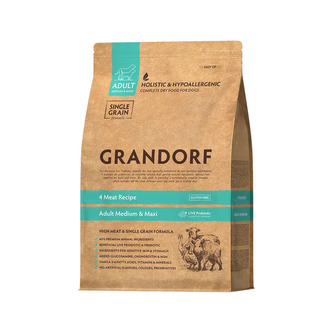 Grandorf granule pro psy Adult Medium & Maxi - 4 druhy masa 3kg