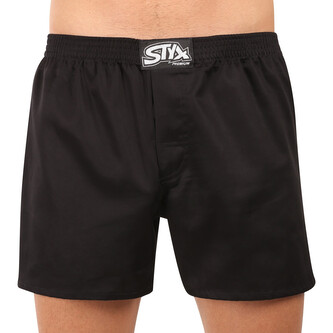 Pánské trenky Styx premium art klasická guma černé (AP960) S
