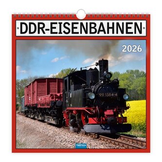 Trötsch Technikkalender DDR-Eisenbahnen 2026