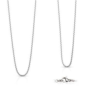 OPE1098-015-60 Ocelový řetízek šíře 1,5 mm