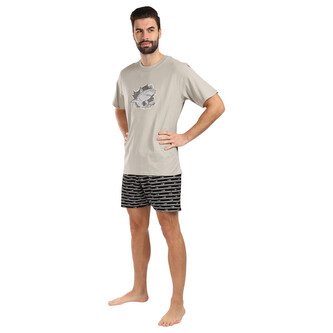 Pánské pyžamo Gino vícebarevné (79170-MxGMxC) XL