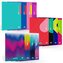 Sešit "Color Touch", A4+, linkovaný s okraji, 52+2 listů, růžová-modrá, MITAMA 62176-90144
